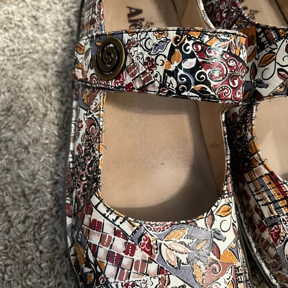 Alegria Multicolor Mary Jane Shoes - Paloma Autumn Swirl 8.5 (39) - Picture 4 of 16